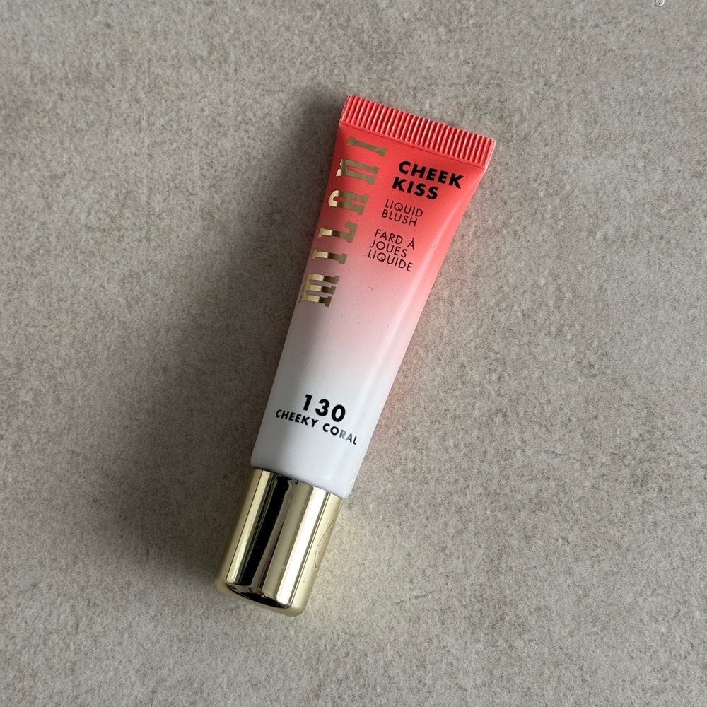 MILANI Cheek Kiss Liquid Blush - Cheeky Coral 130 - Dewy & Buildable